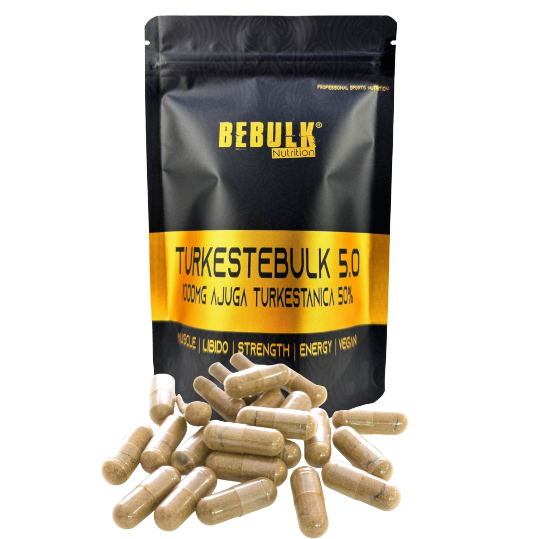 TurkesteBulk 5.0 - Turkesteron 1000 mg 50% - Veganistisch - BeBulk Nutrition