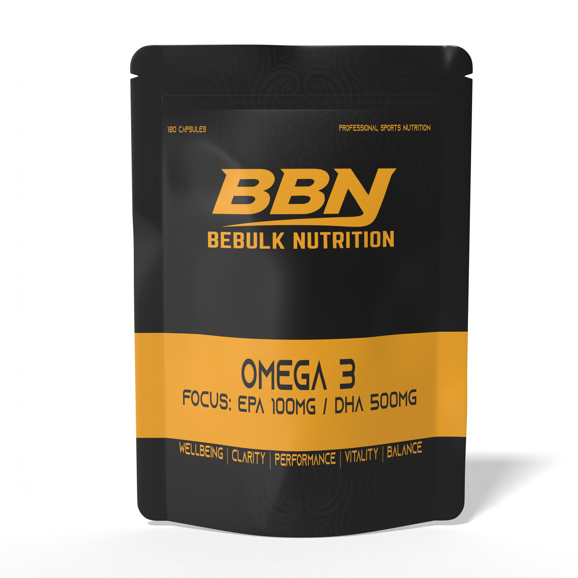 Omega 3 Focus: EPA 100mg / DHA 500mg – BeBulk Nutrition
