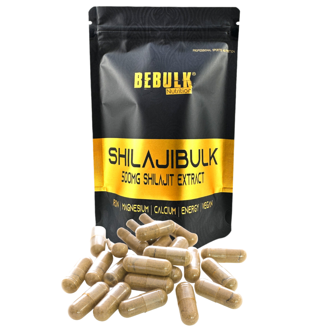 ShilajiBulk - Shilajit 500mg - Veganistisch - BeBulk Nutrition 