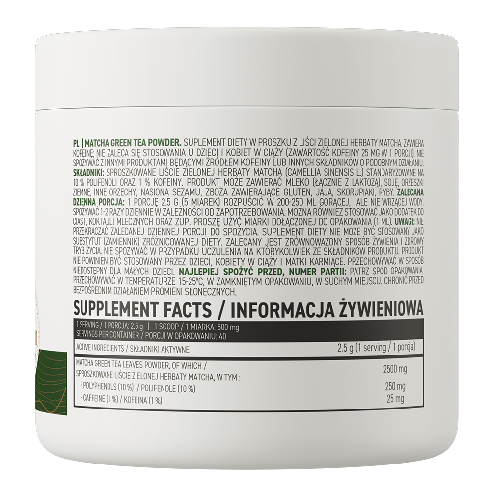Matcha Groene Thee Poeder - 100 g - Vegan - OstroVit
